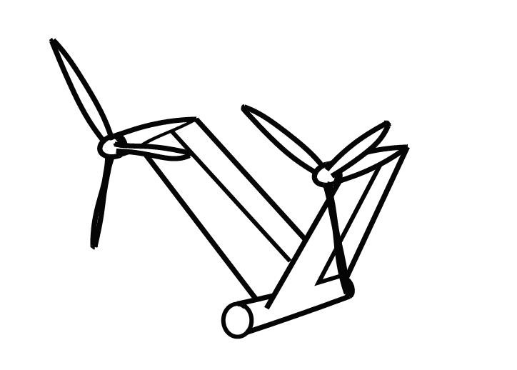 Auslegung des V-Leitwerks