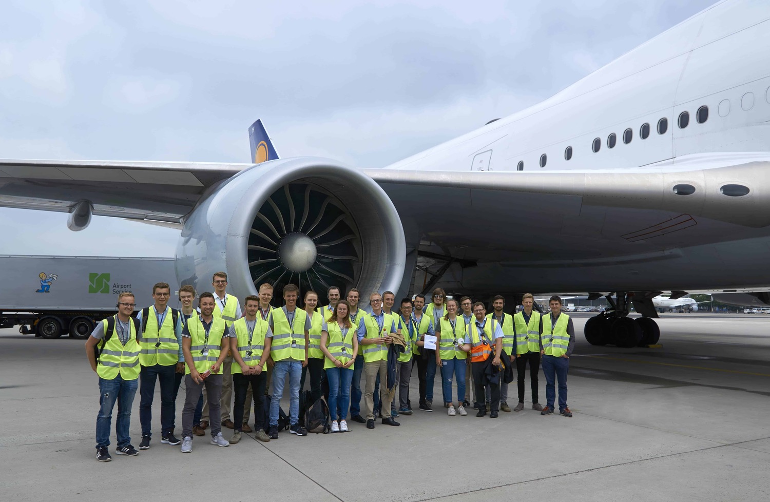 Exkursion zu Lufthansa Technik